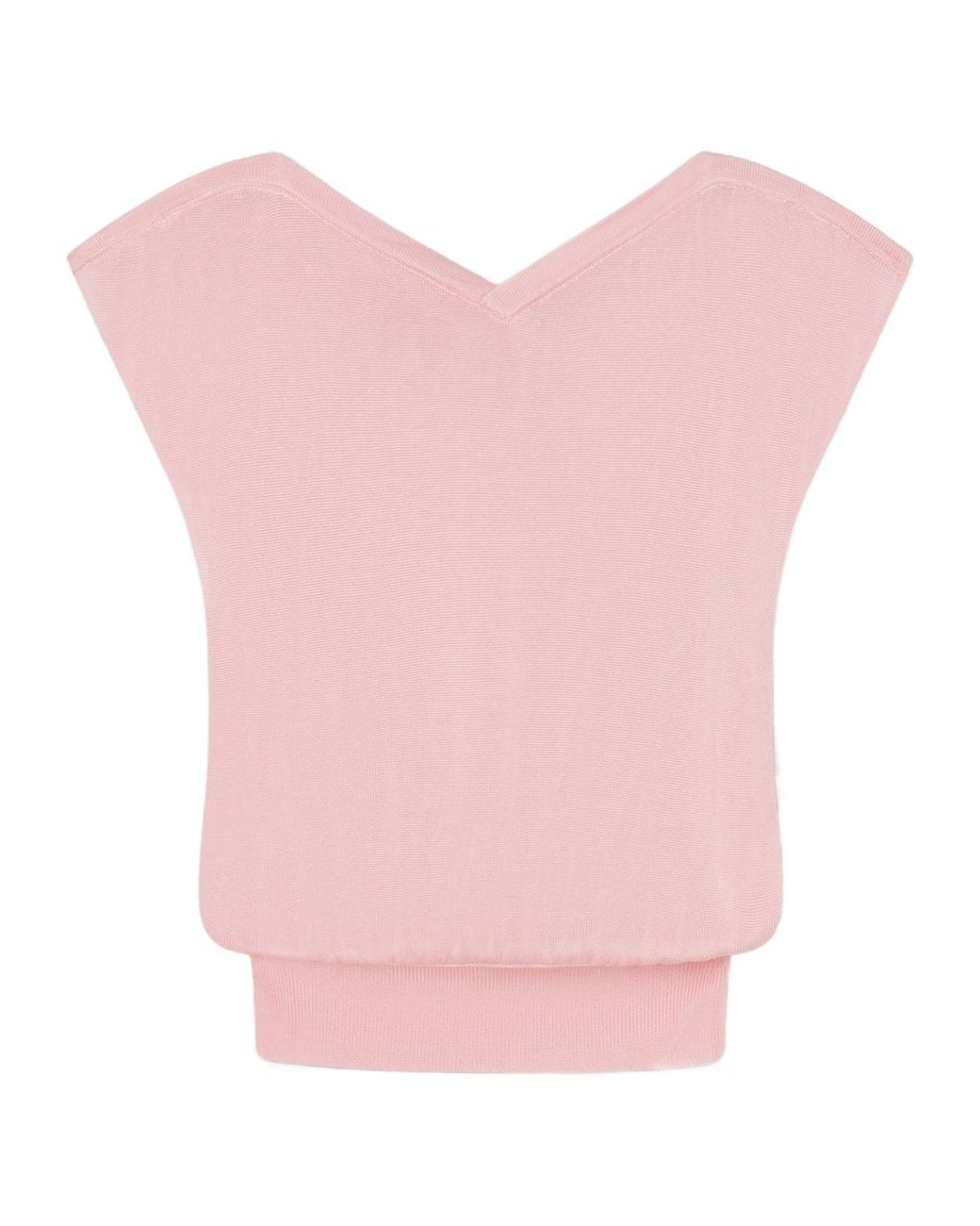 GIMAGUAS Pink Tesa Knitted Top