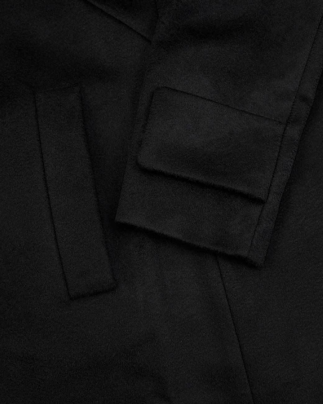 Max Mara Black Single-Breasted Coat