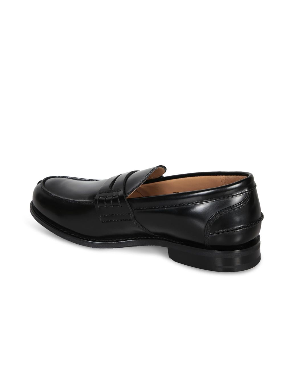 Church's Black Almond Toe Loafers for men