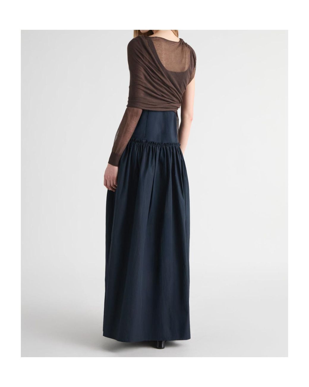 Paloma Wool Brown Asymmetrical Top