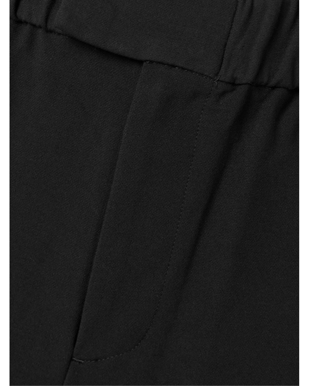 Staud Black Straight-Leg Pants