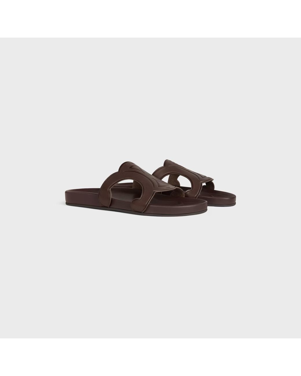Céline Brown Triomphe Slide for men