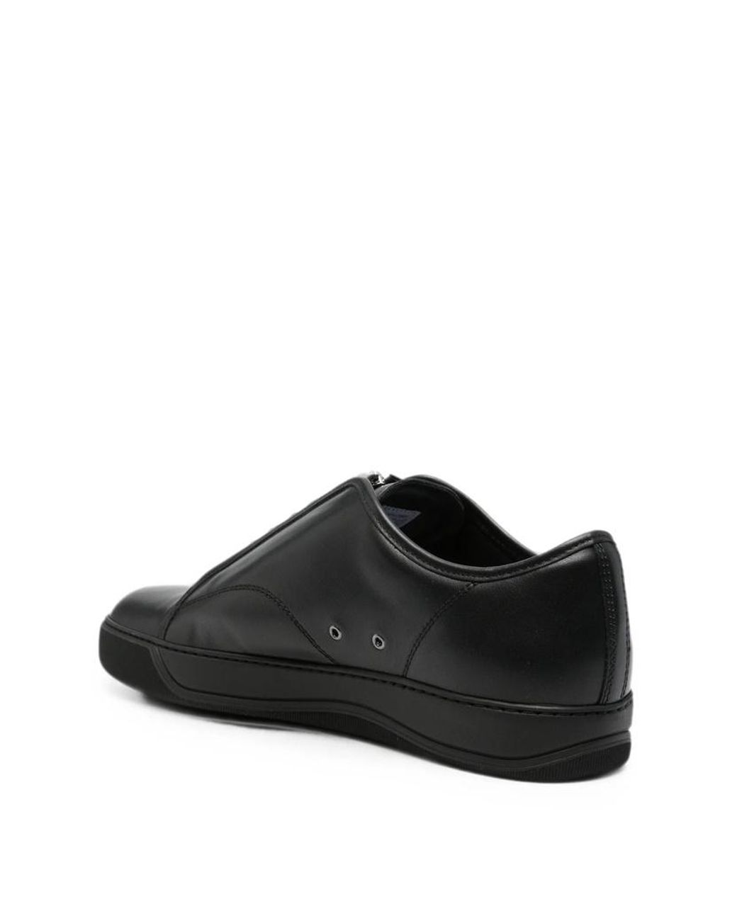 Lanvin Black Dbb1 Zip Sneakers for men