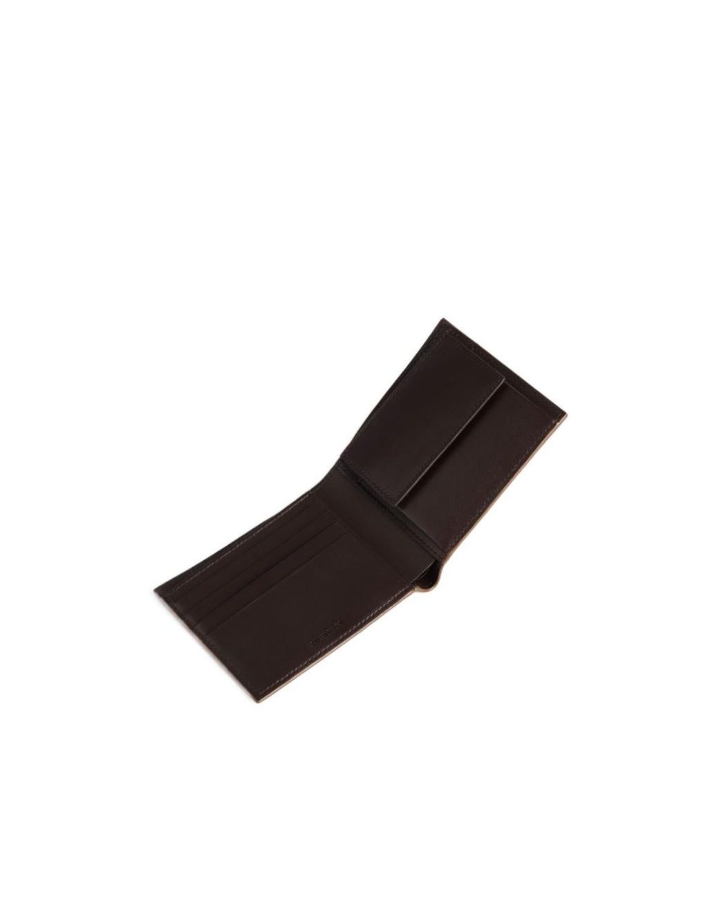 Balenciaga Brown Square Folded Wallet for men
