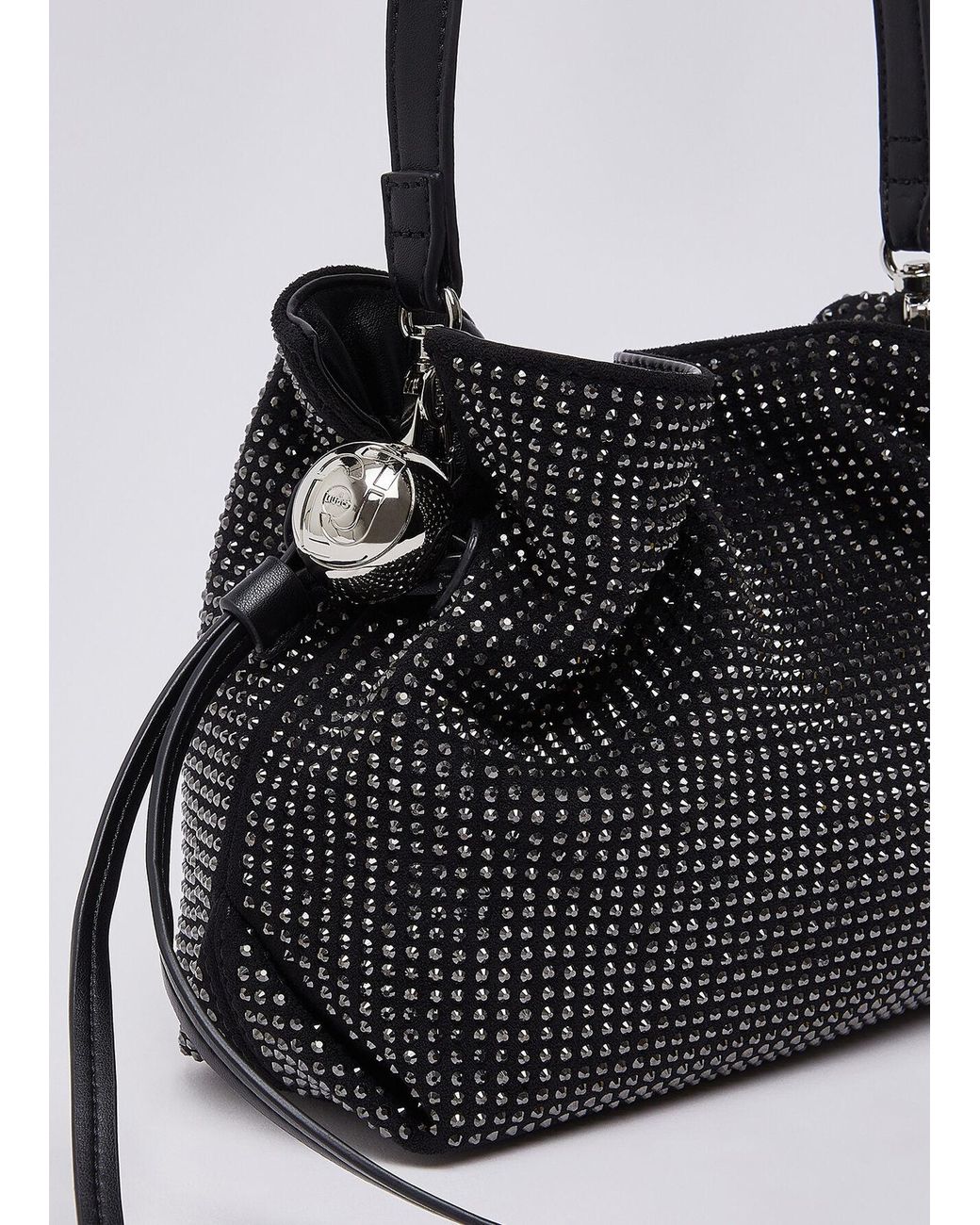 Liu Jo Black Embellished Clutch Bag