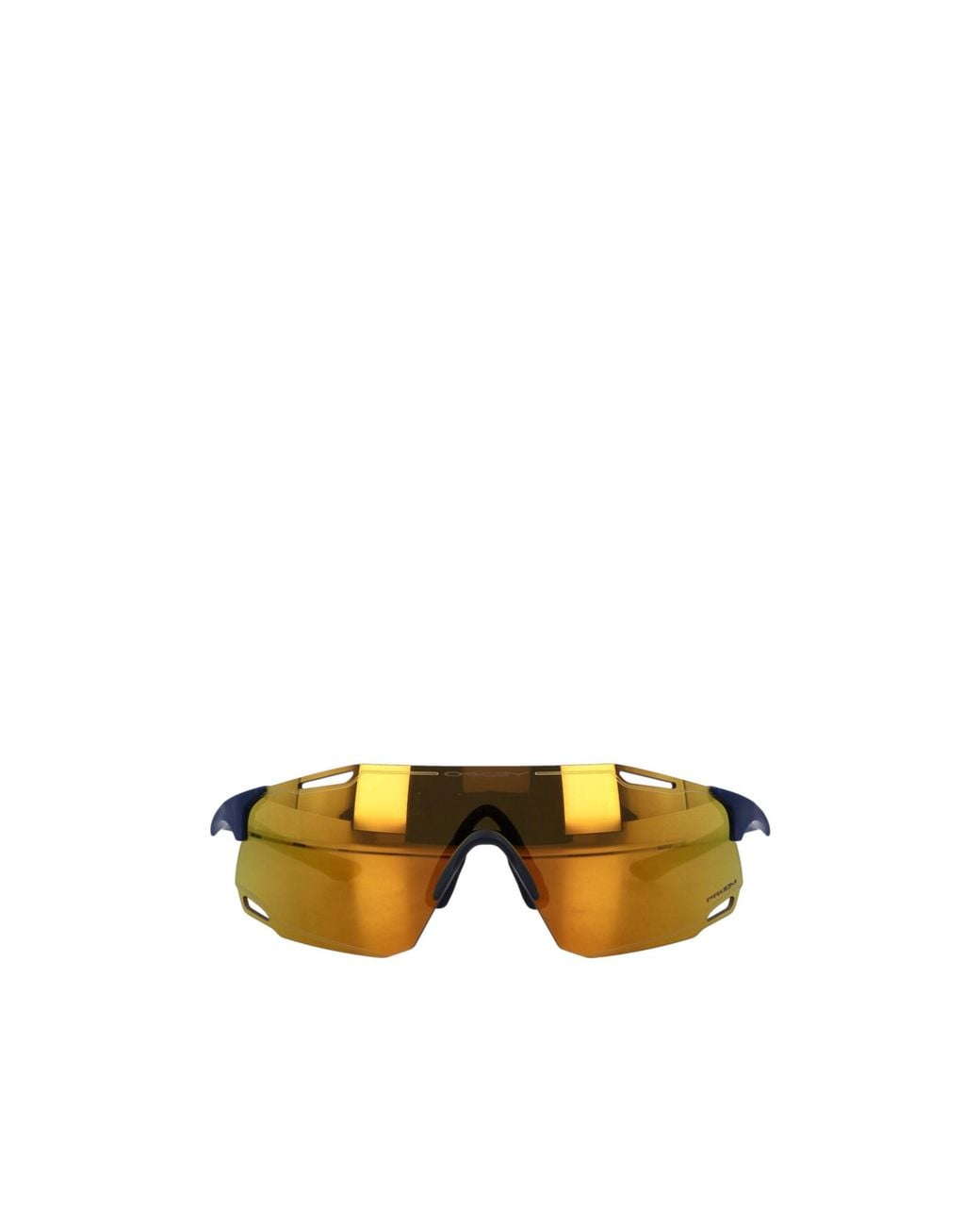 Oakley Yellow Cybr Dyno Wraparound Sunglasses for men