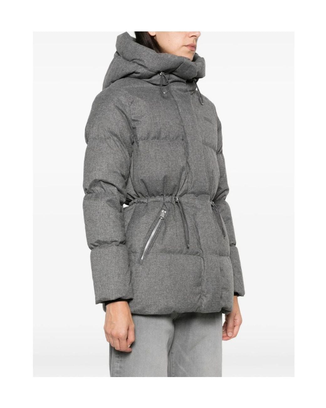 Mackage Gray Padded Zip-Up Coat