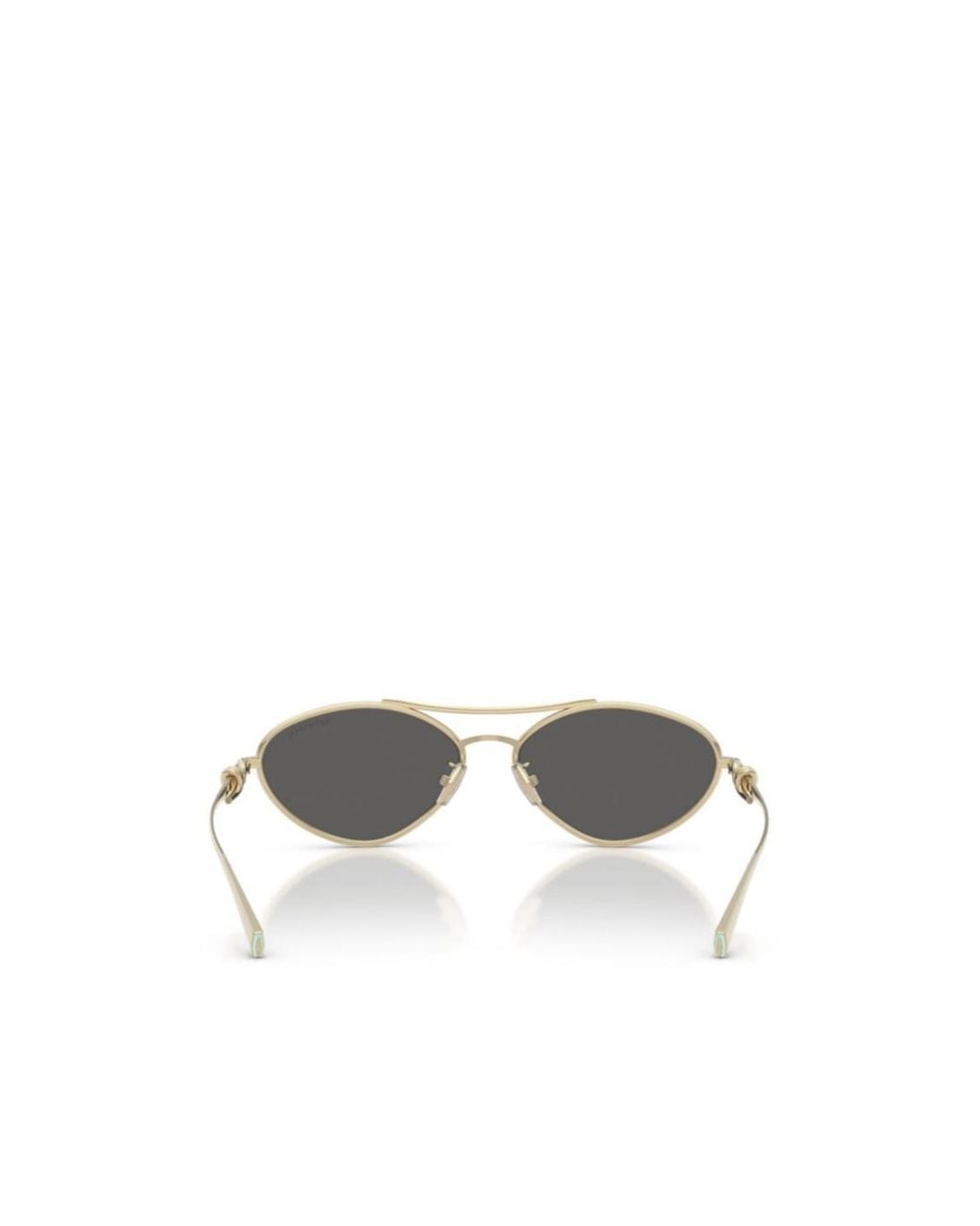 Tiffany & Co Gray Oval Frame Sunglasses