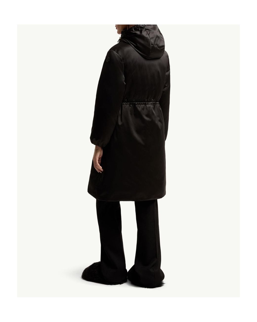 Moncler Black Contemplatif Hodded Long Down Parka