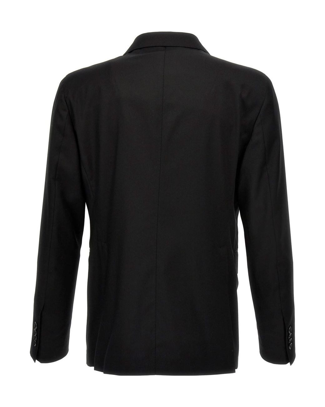 Tagliatore Black Double-Breasted Two-Piece Suit Set for men