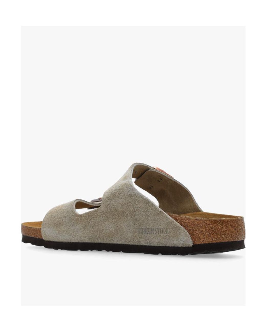 Birkenstock Brown Arizona Suede Slip-On Sandals
