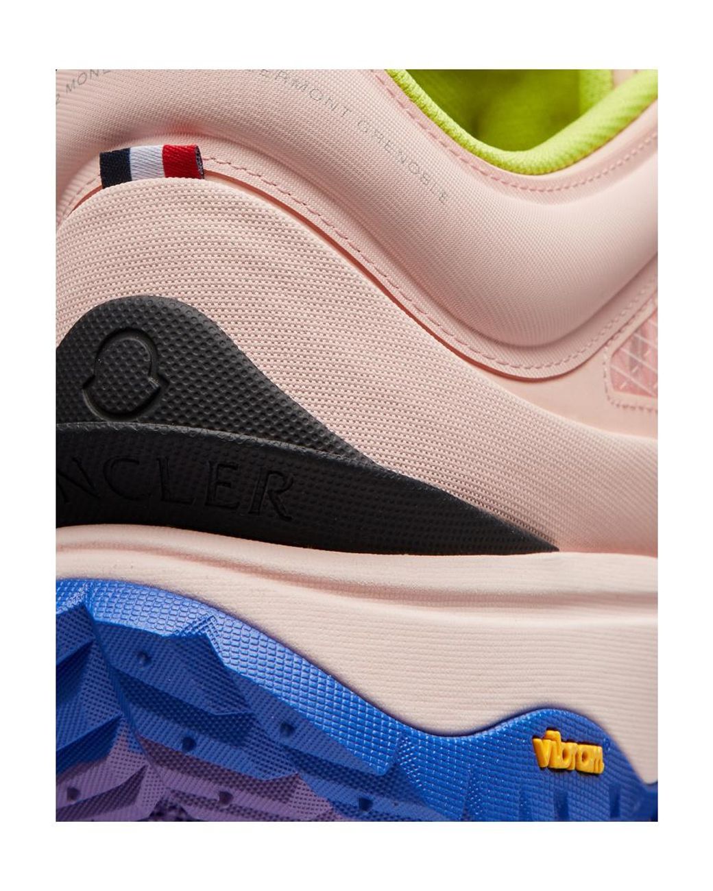 Moncler Pink Trailgrip Lite Lace-Up Sneakers