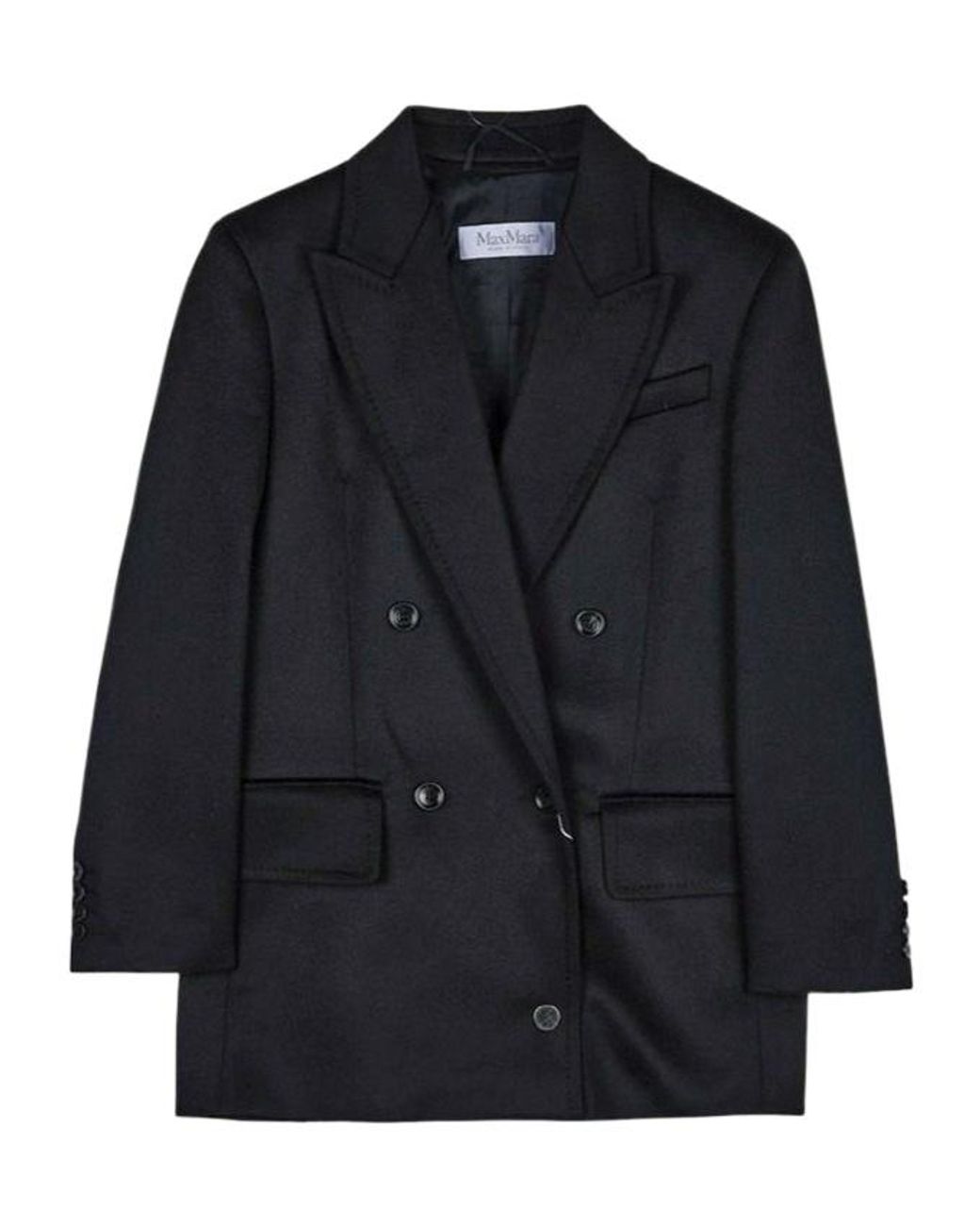 Max Mara Black Long-Sleeved Suit Jacket