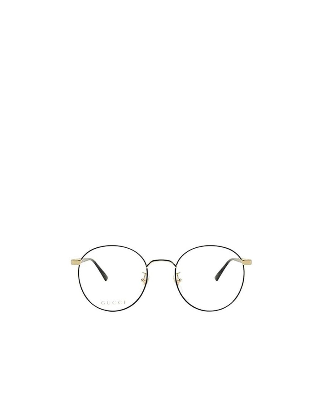 Gucci White Eyewear Round Frame Glasses for men