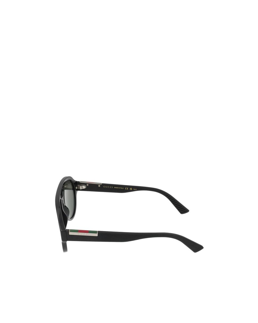 Gucci Green Eyewear Pilot Frame Sunglasses for men