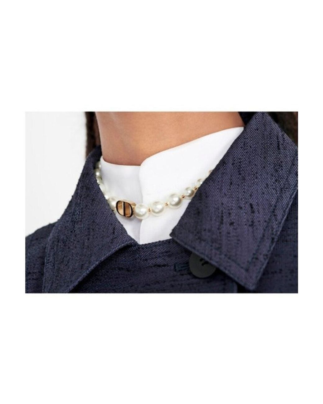 Dior Metallic 30Montaigne Short Necklace