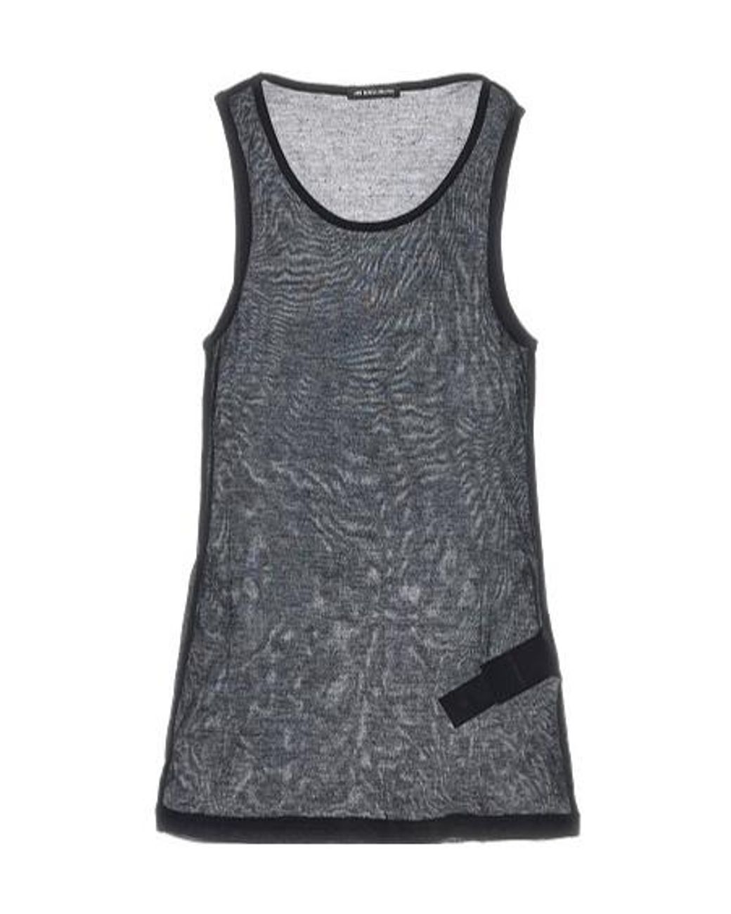 Ann Demeulemeester Black Fonsin Jersey Tank Top