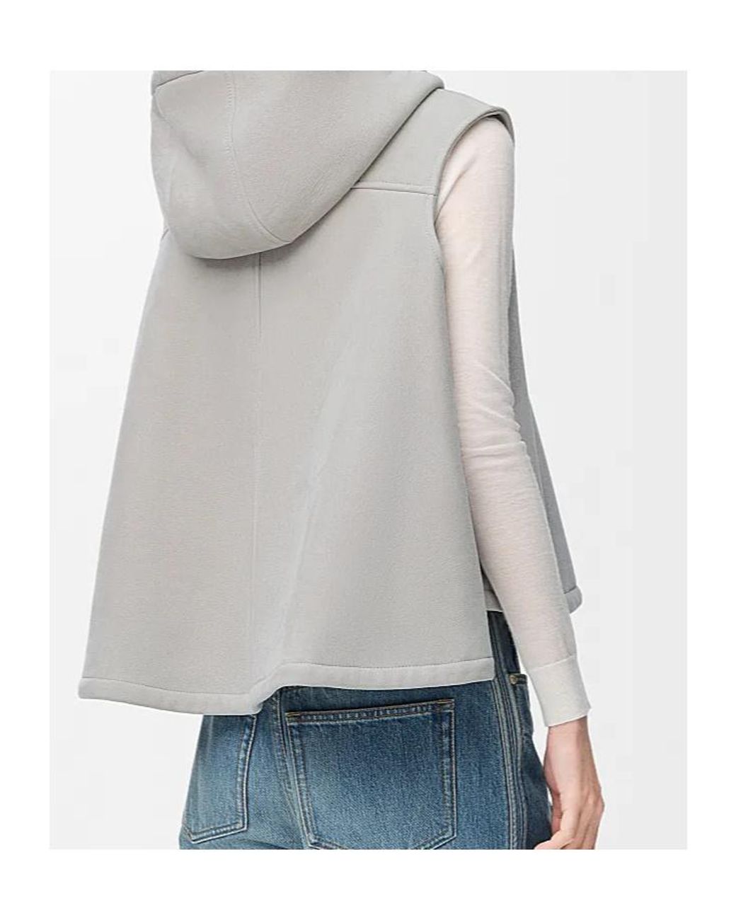 Loewe Gray Hooded Vest