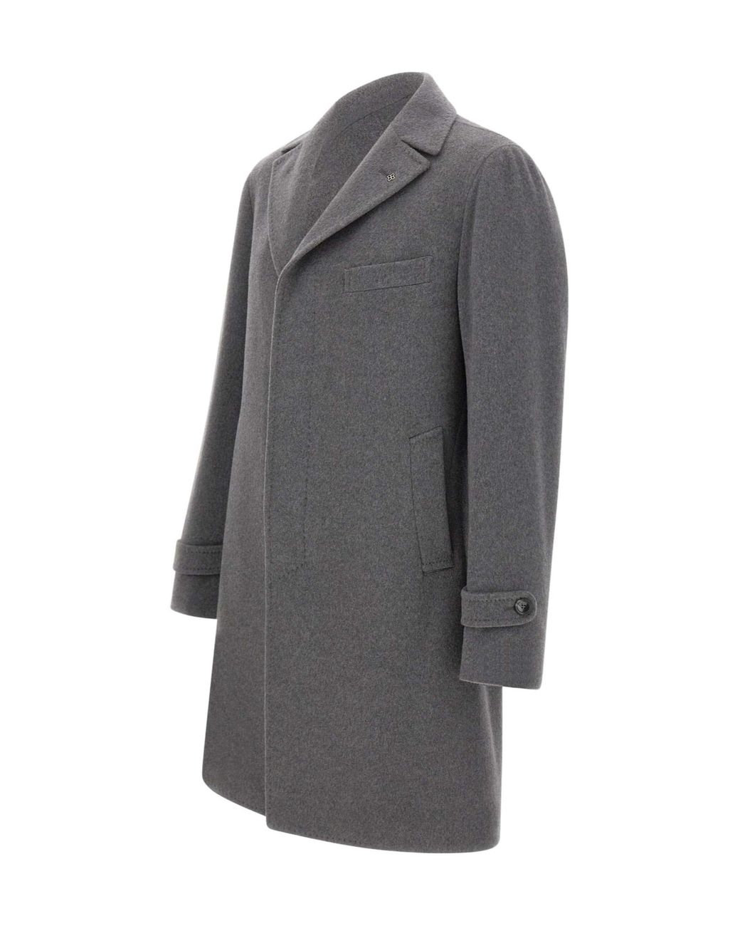 Tagliatore Gray Thomas Single-Breasted Coat for men