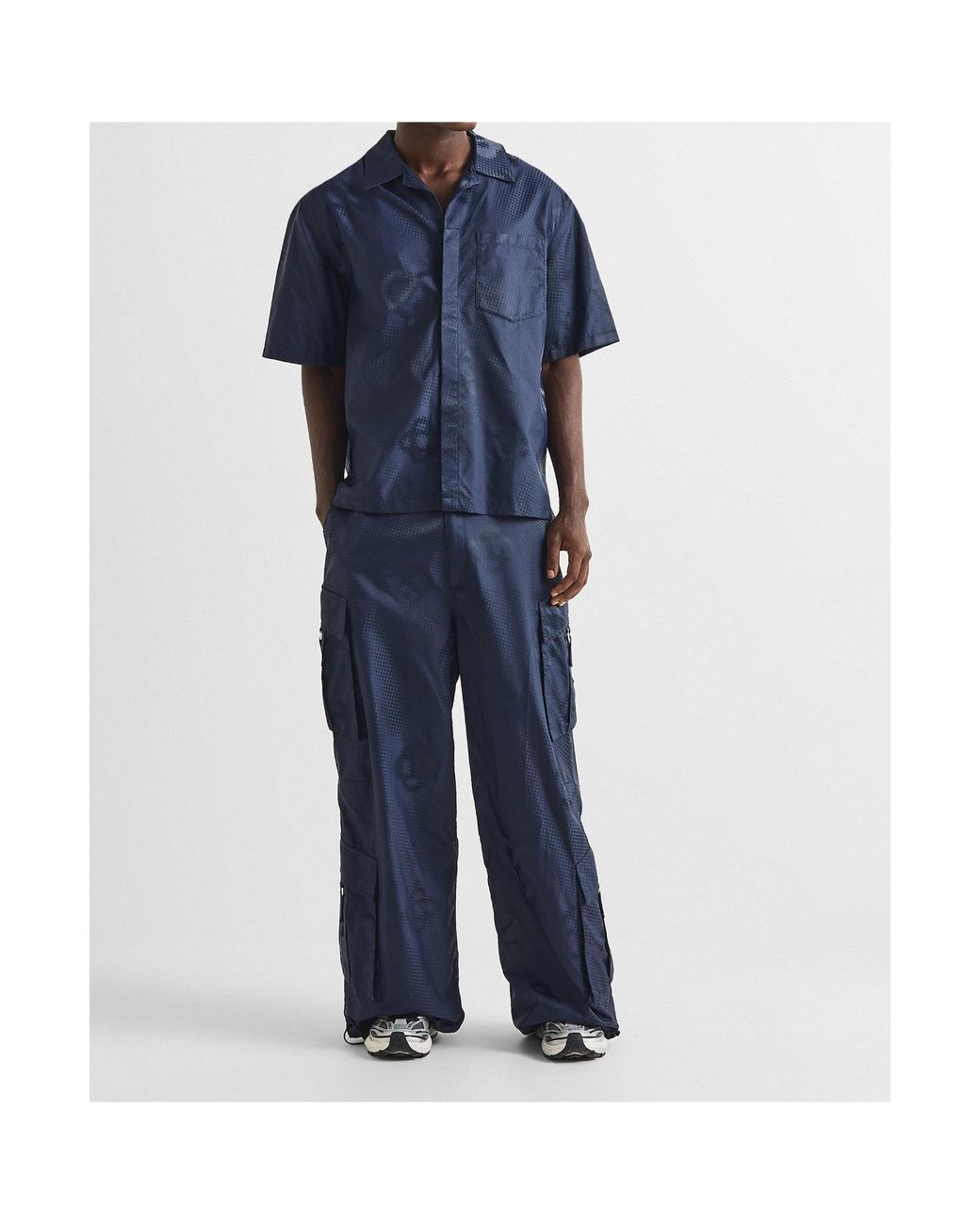 Casablanca Blue Cargo Pants for men