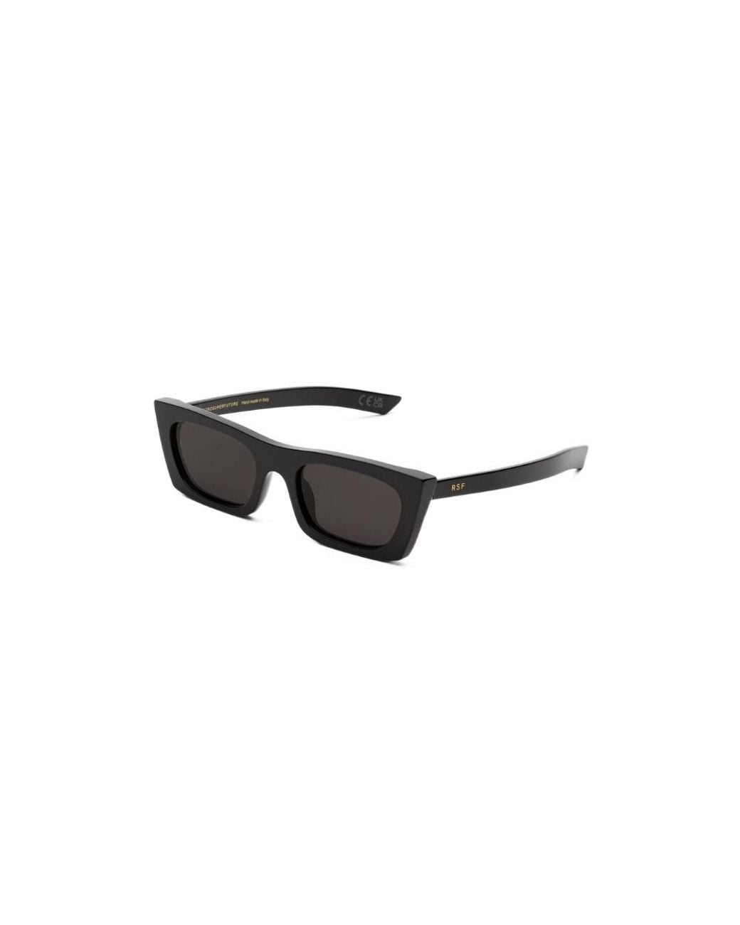 Retrosuperfuture Black Fred 2.0 Geometric-Frame Sunglasses for men