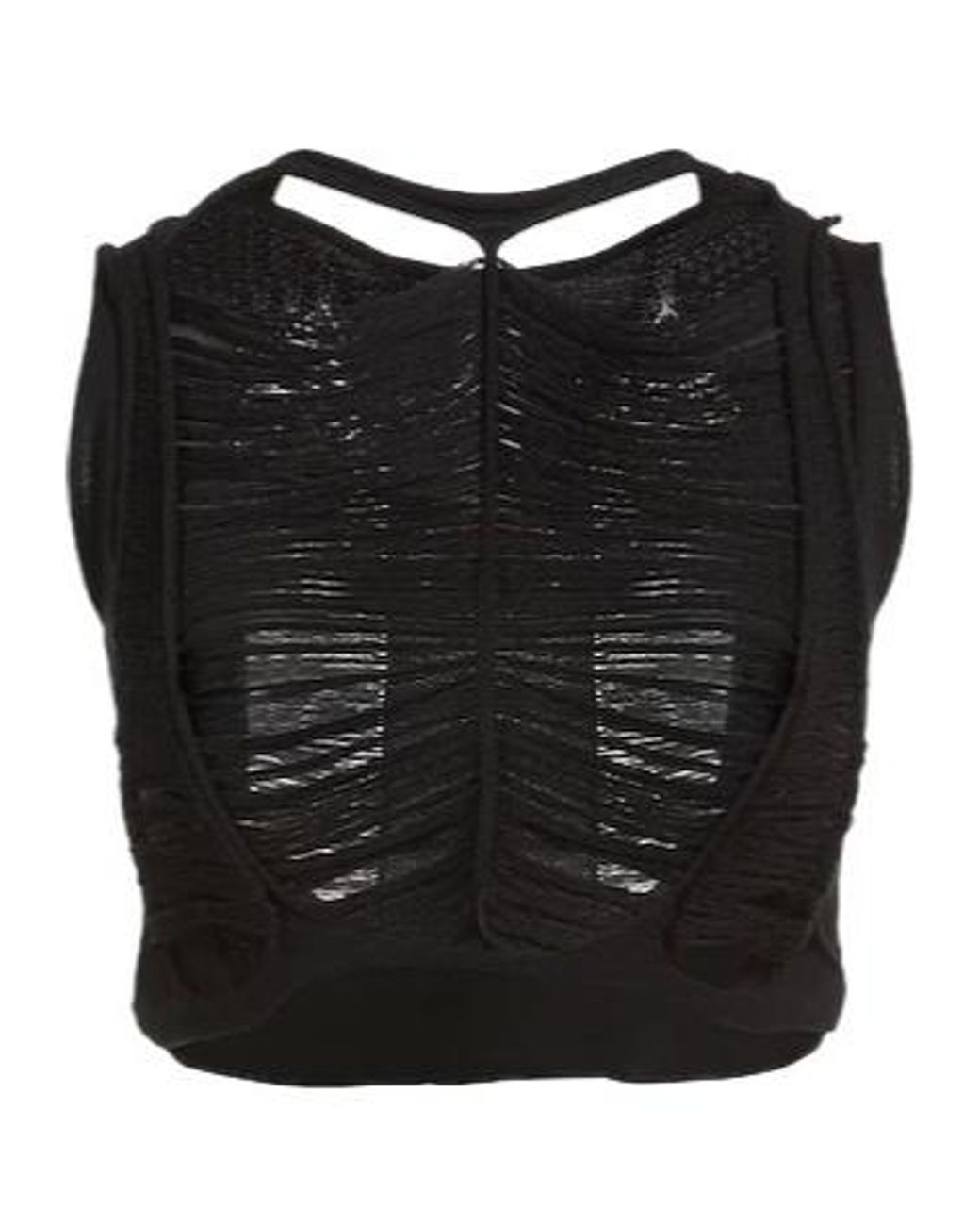 Rick Owens Black Sleeveless Knit Top
