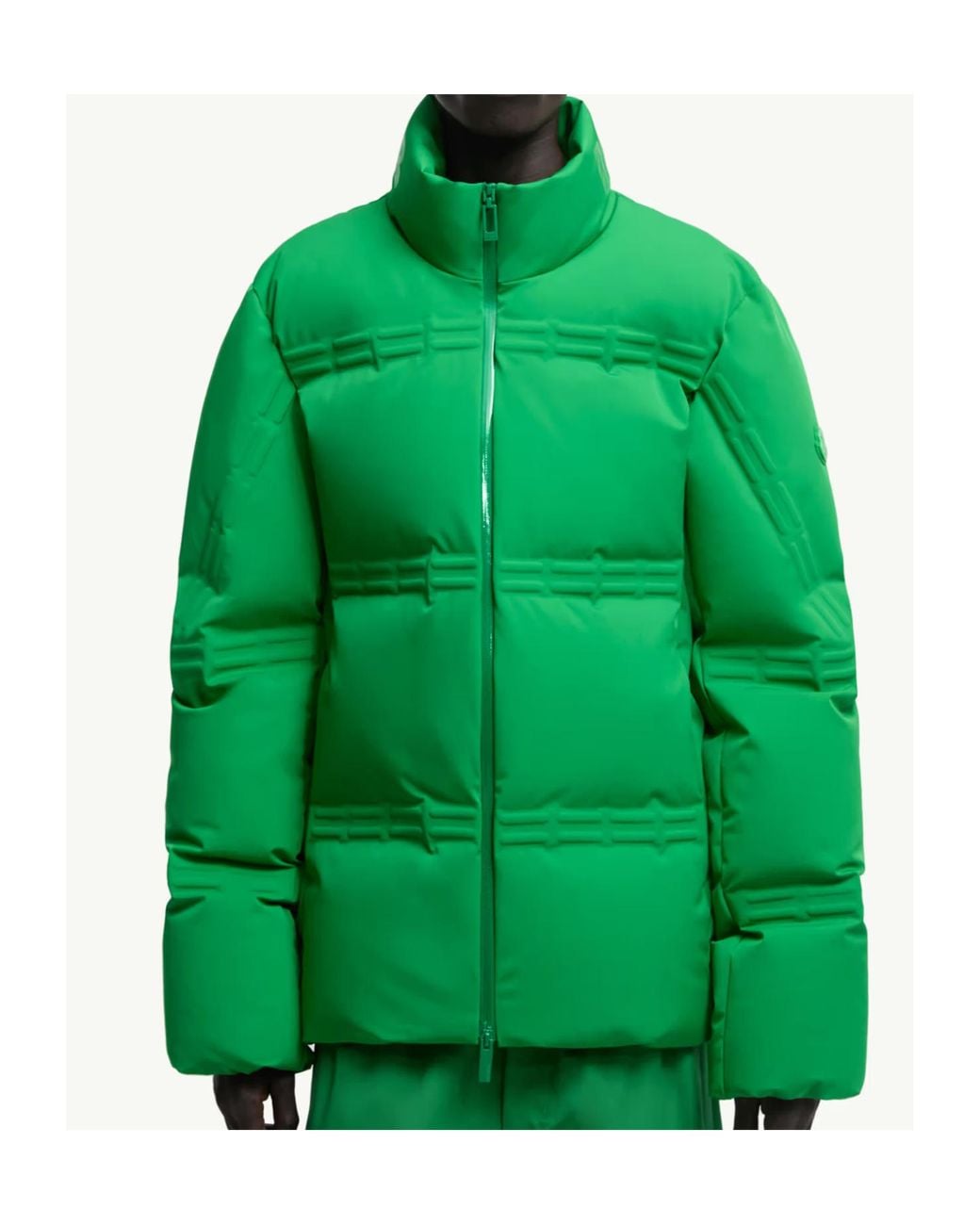 Moncler Green X Asap Rocky Rally Short Down Jacket for men