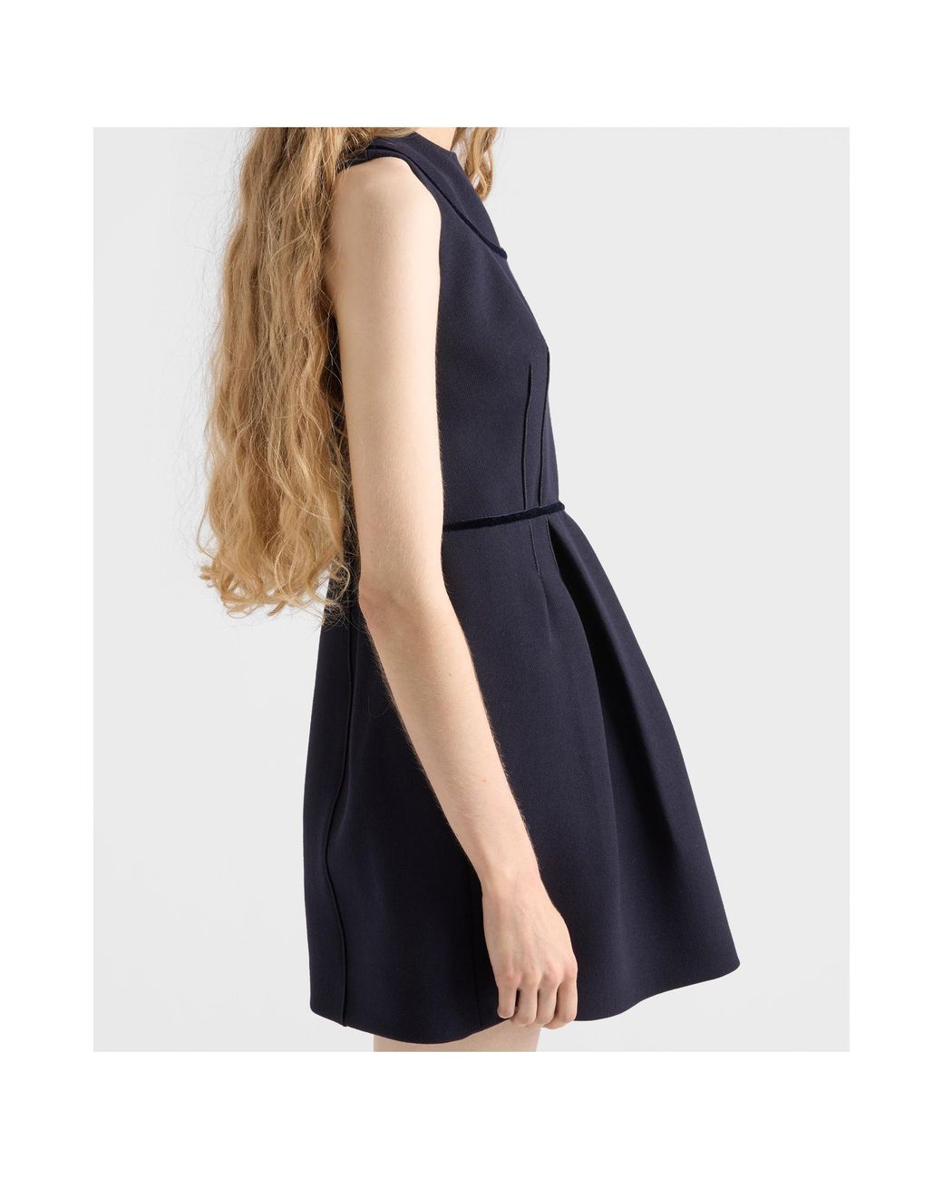 Prada Blue Natté Dress