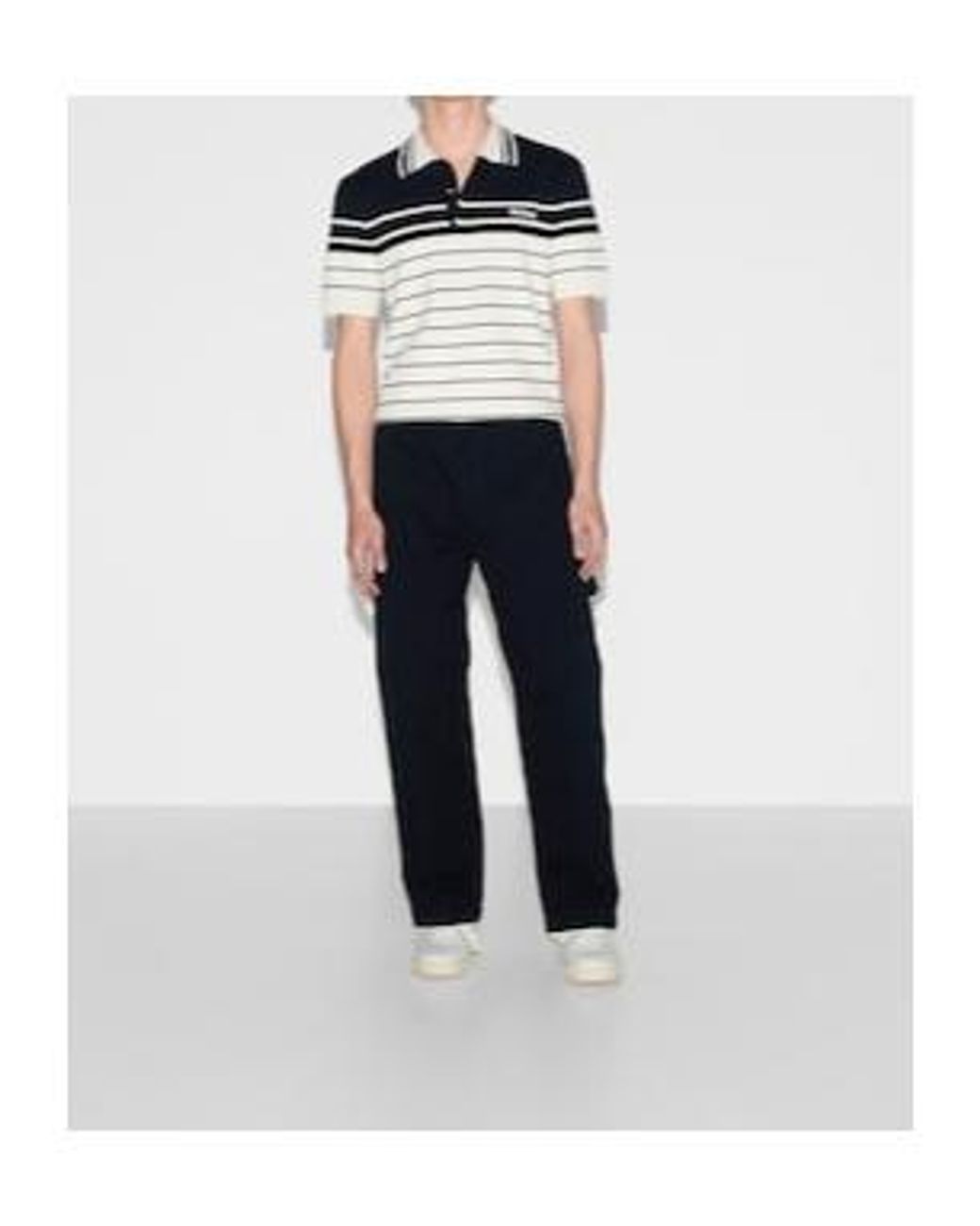 Gucci Blue Heavy Web Lable Pants for men