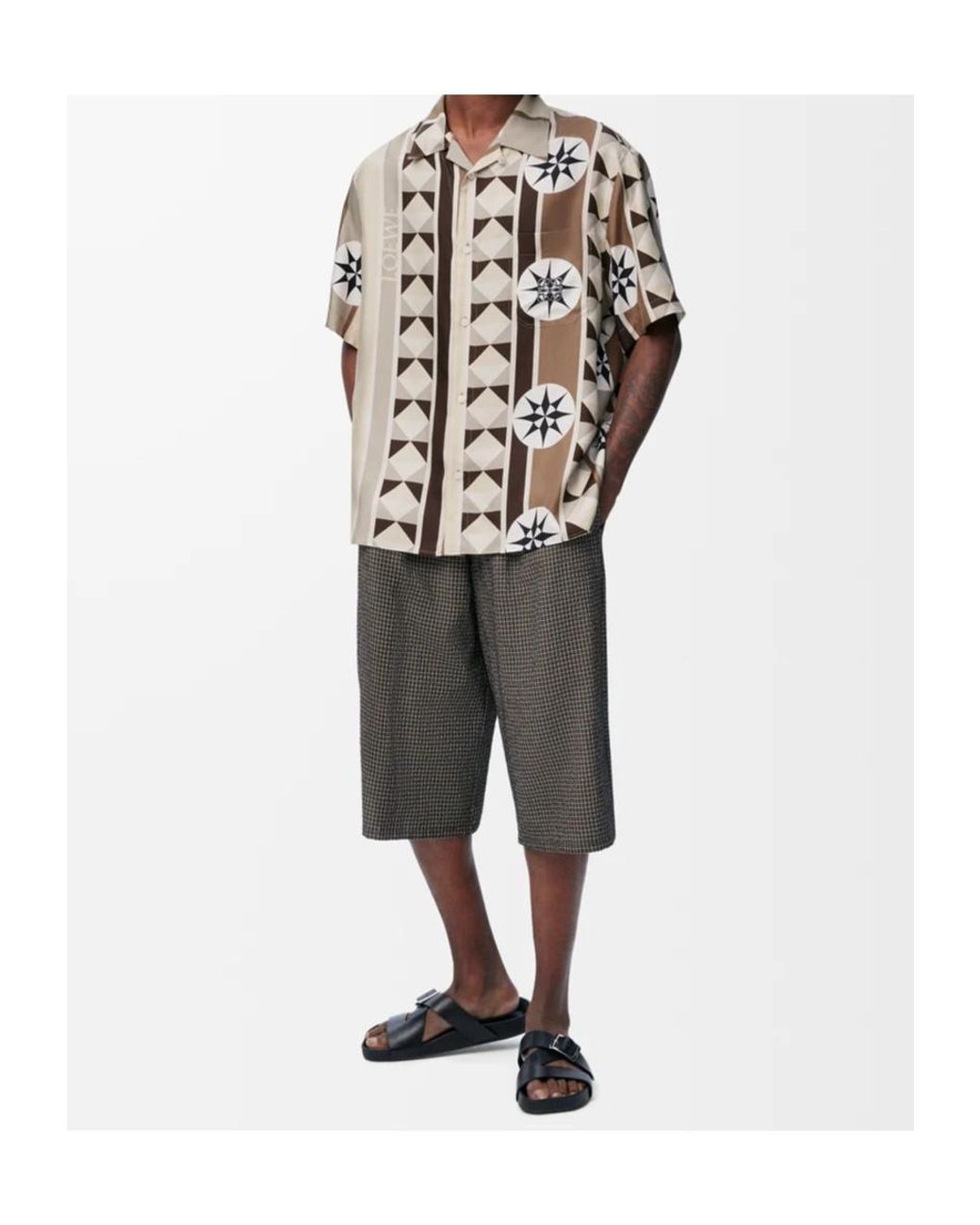 Loewe Metallic Short Sleeve Shirt for men