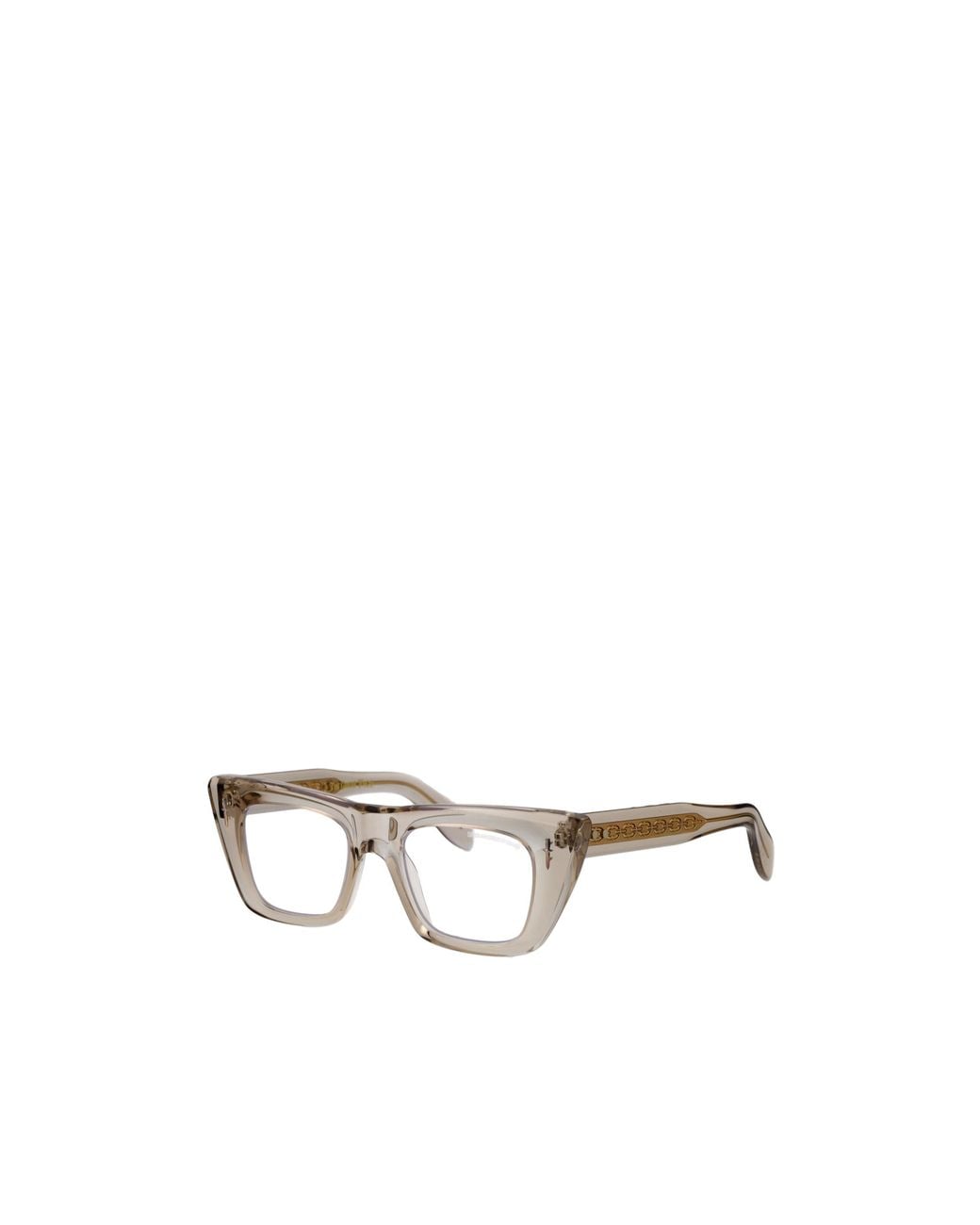 Cutler & Gross Metallic Geometric-Frame Glasses for men