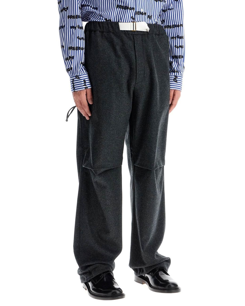 DARKPARK Black Jordan Relaxed Fit Pants for men