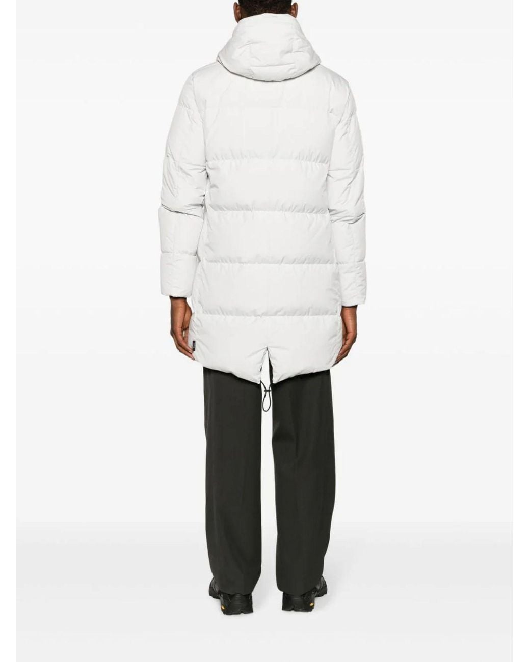 Herno White Hooded Puffer Jacket for men