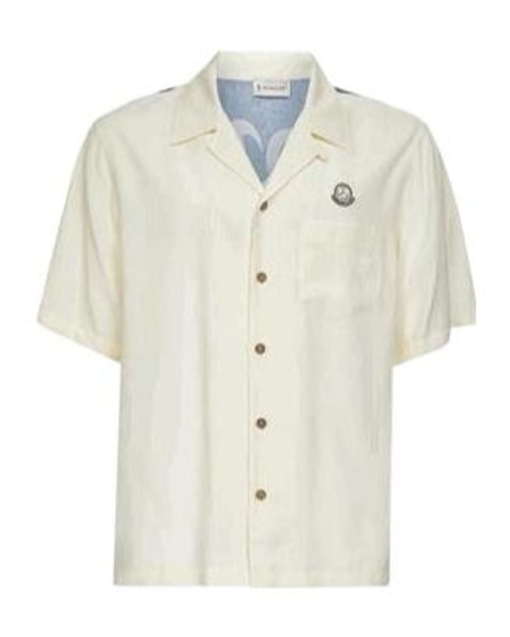 Moncler White X Mercedes-Benz By Nigo Satin Shirt for men