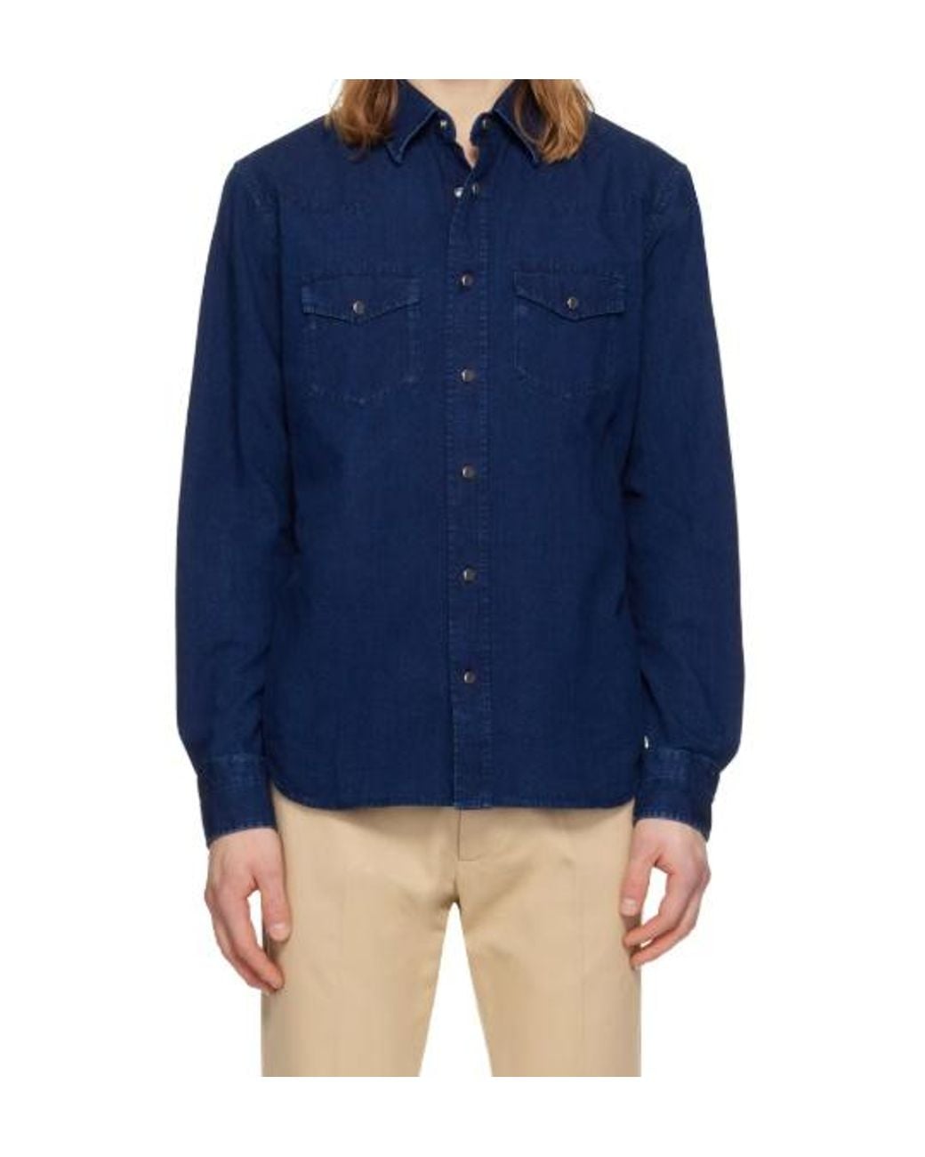 Tom Ford Blue Logo T-Shirt for men