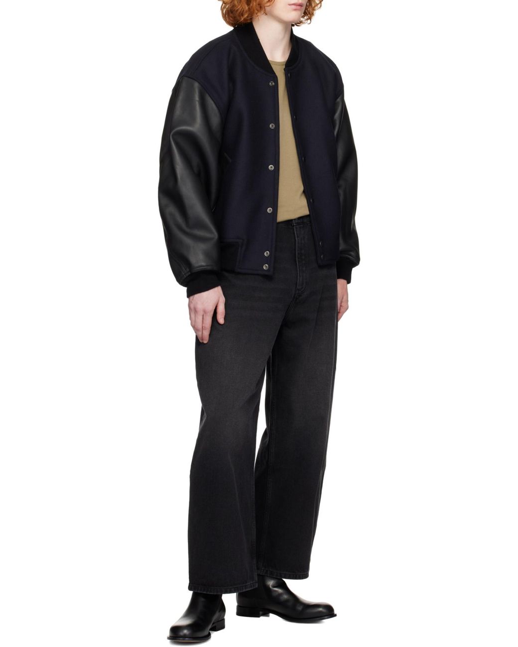 Studio Nicholson Black Paolo Balloon Jeans for men
