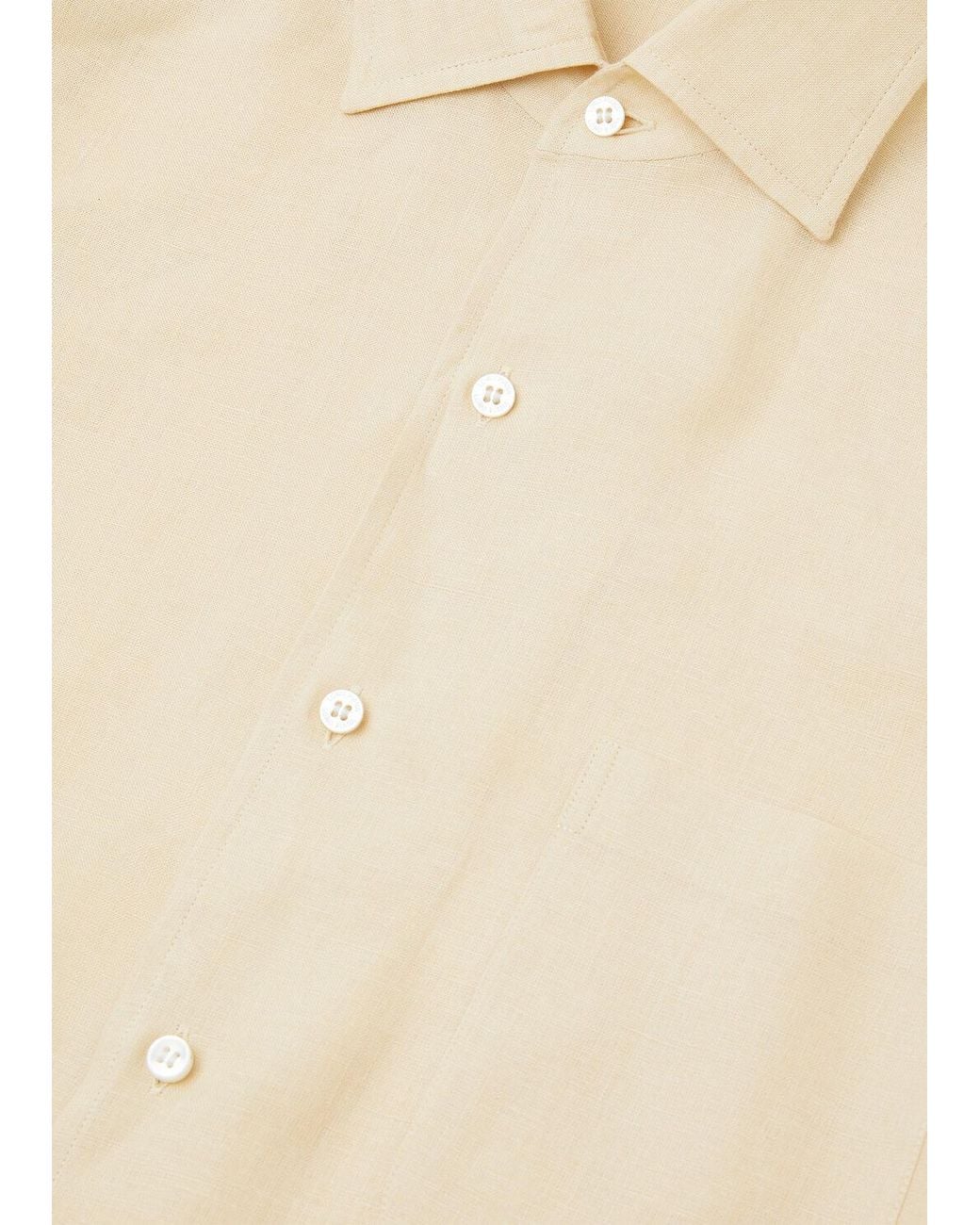 Loro Piana Natural Long-Sleeved Shirt