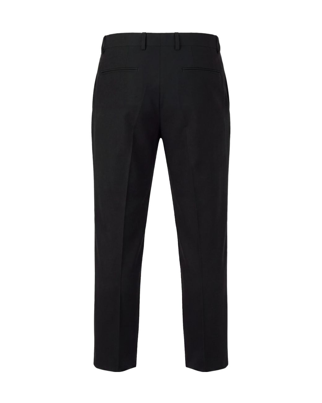 Saint Laurent Black Straight-Leg Wool Pants for men