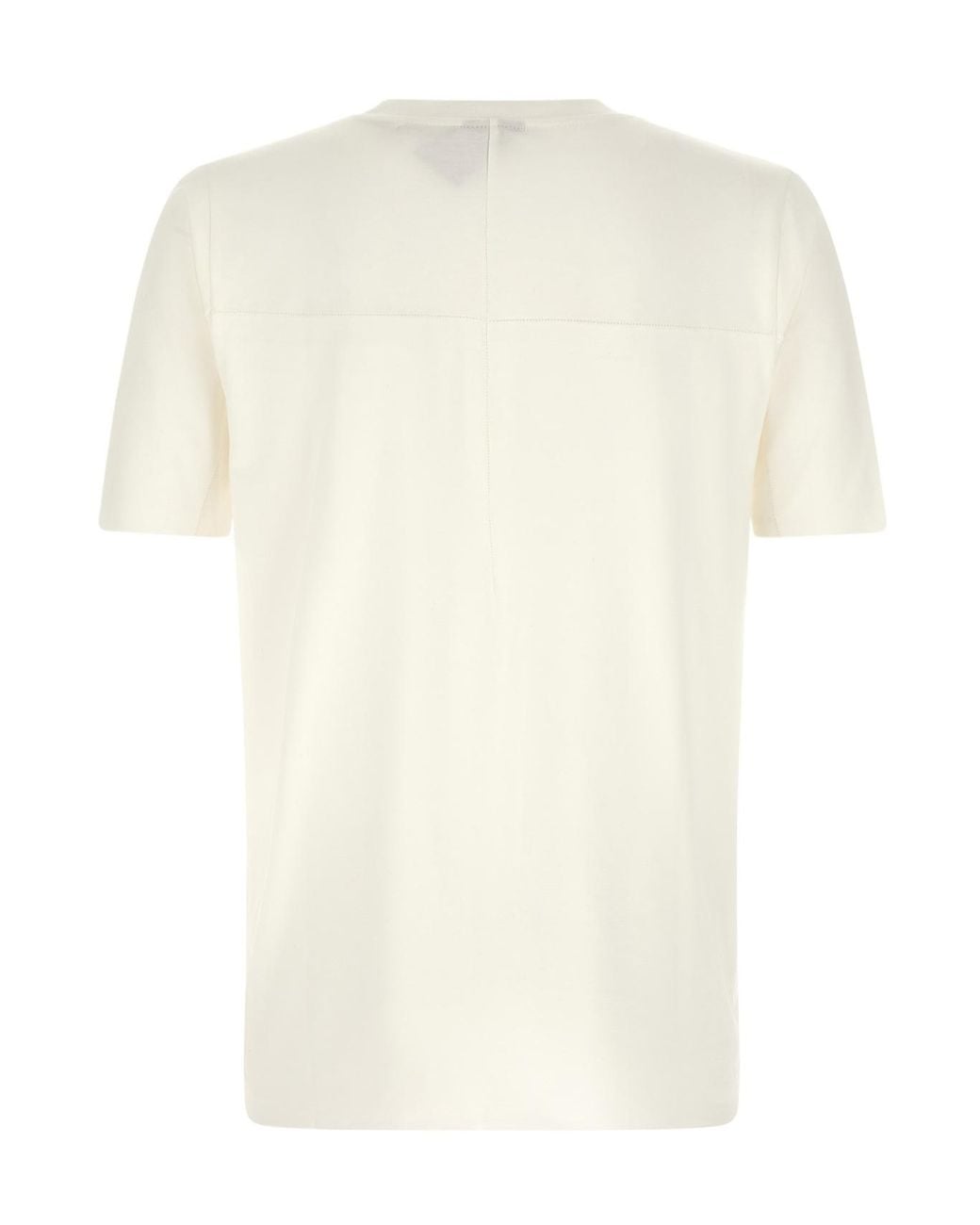 Thom Krom White M Ts 973 Seam Detail T-Shirt for men
