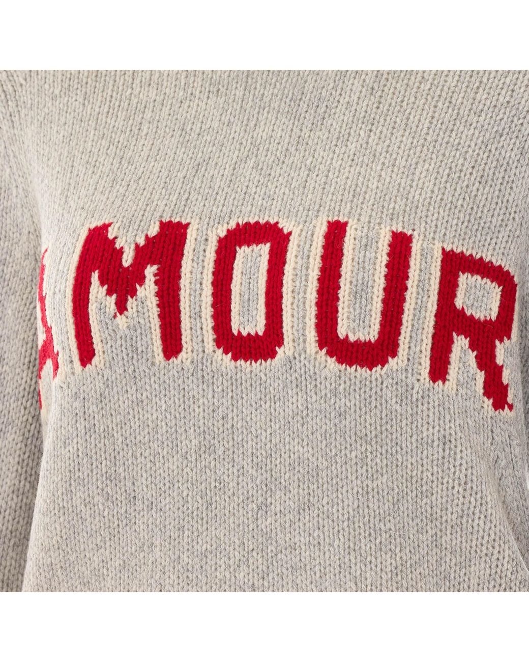 Zadig & Voltaire Gray Nalma Amour Turtleneck Sweater