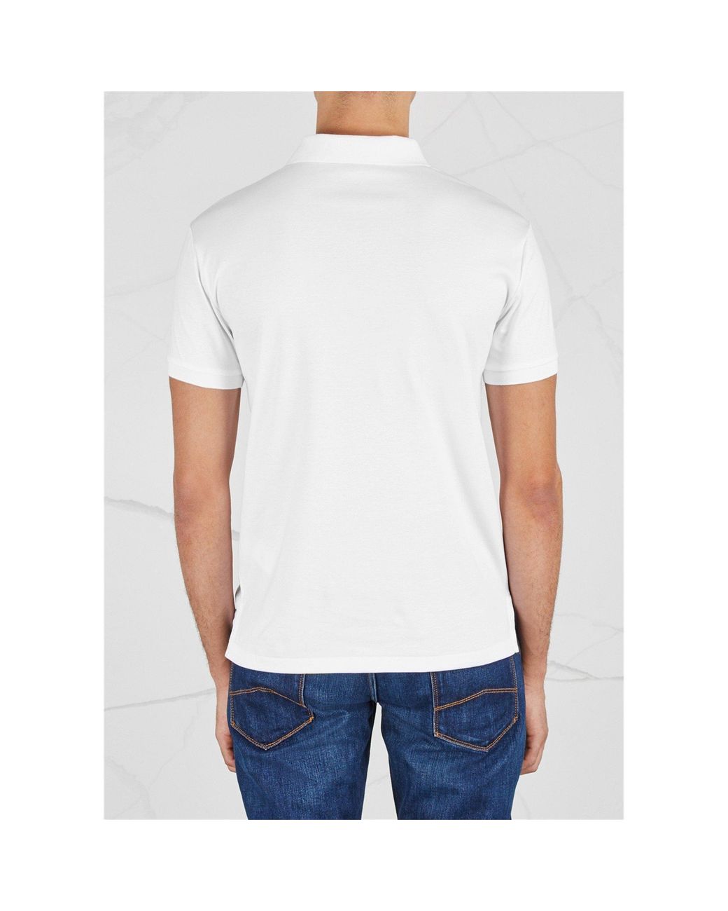 Polo Ralph Lauren White Cotton Polo Shirt for men