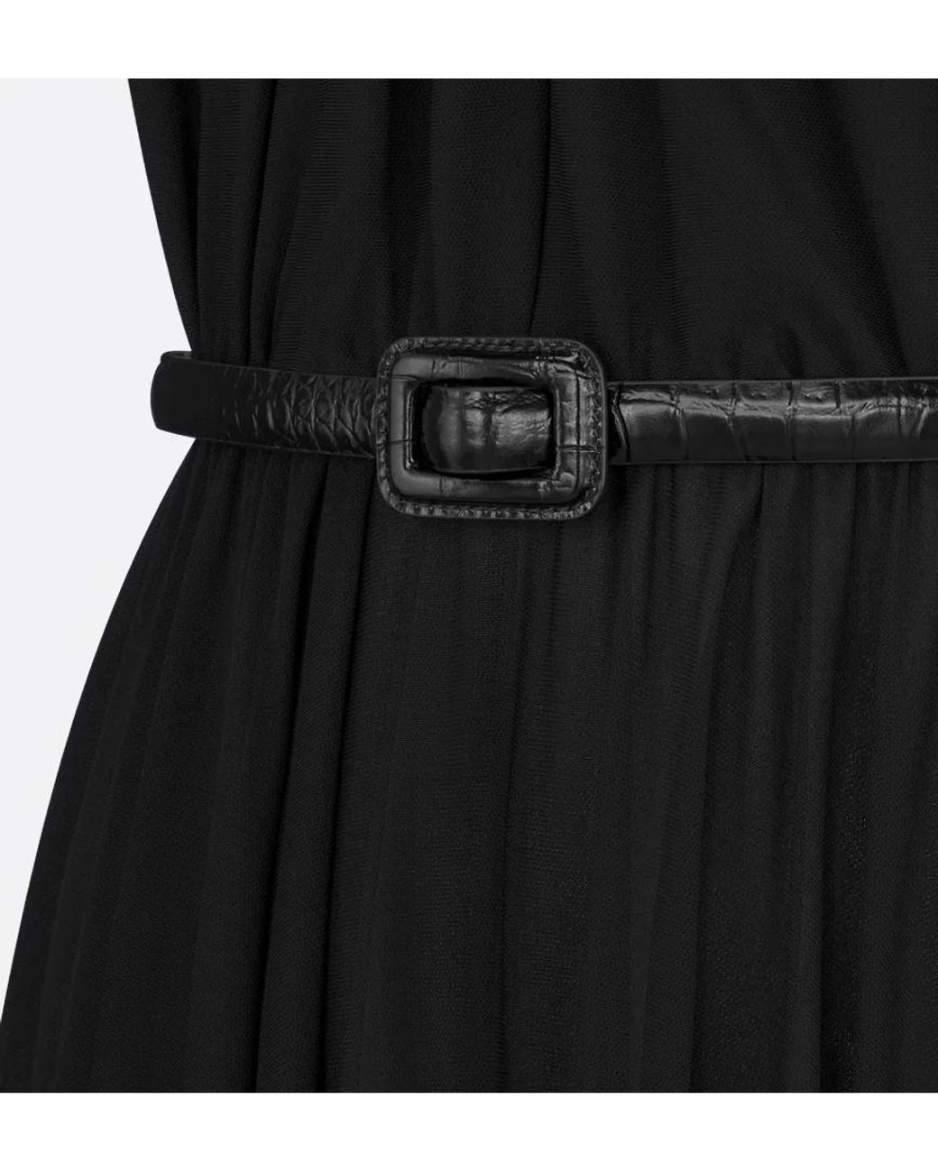 Dior Black Long Flared Dress
