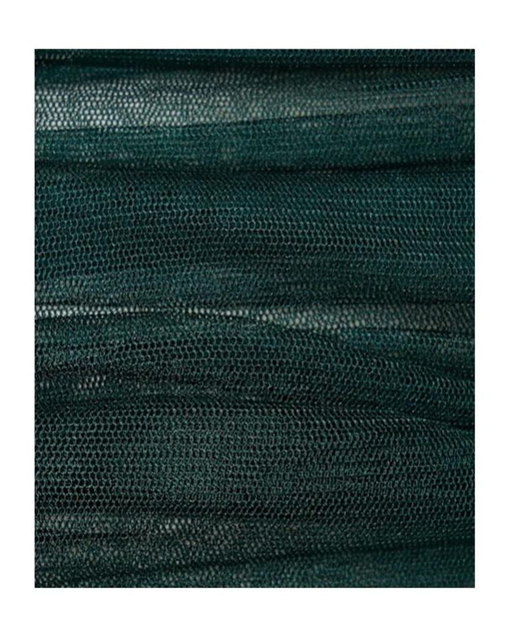 Christopher Esber Green Pleated Sheer Blouse