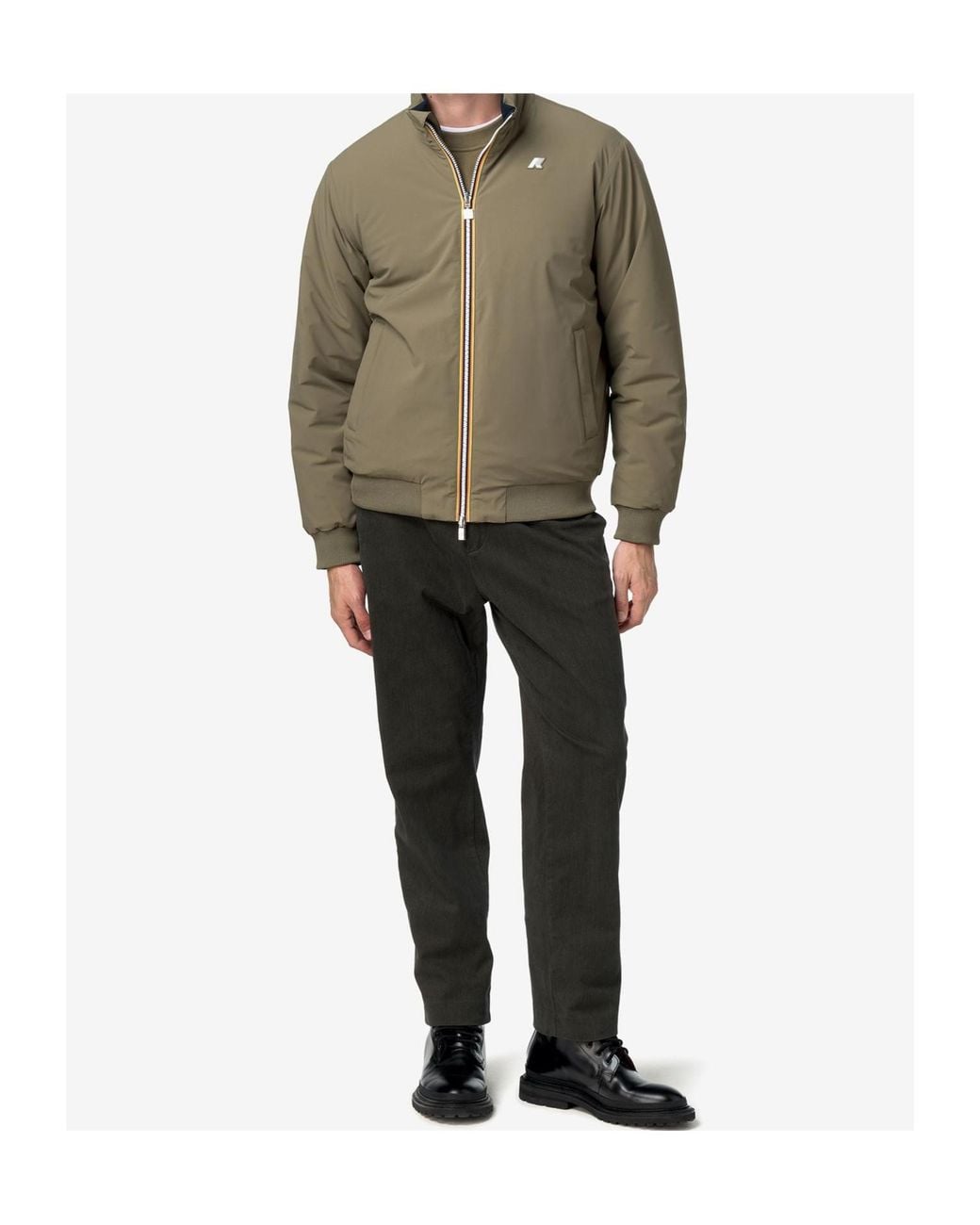 K-Way Green Arsene St Warm Double Jacket for men