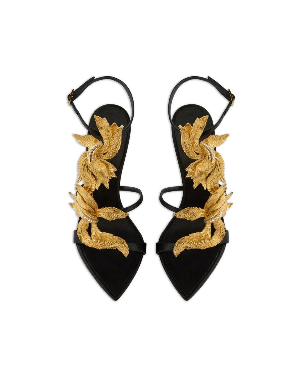 Giuseppe Zanotti Metallic Incanto 105 Jewel Heeled Sandals