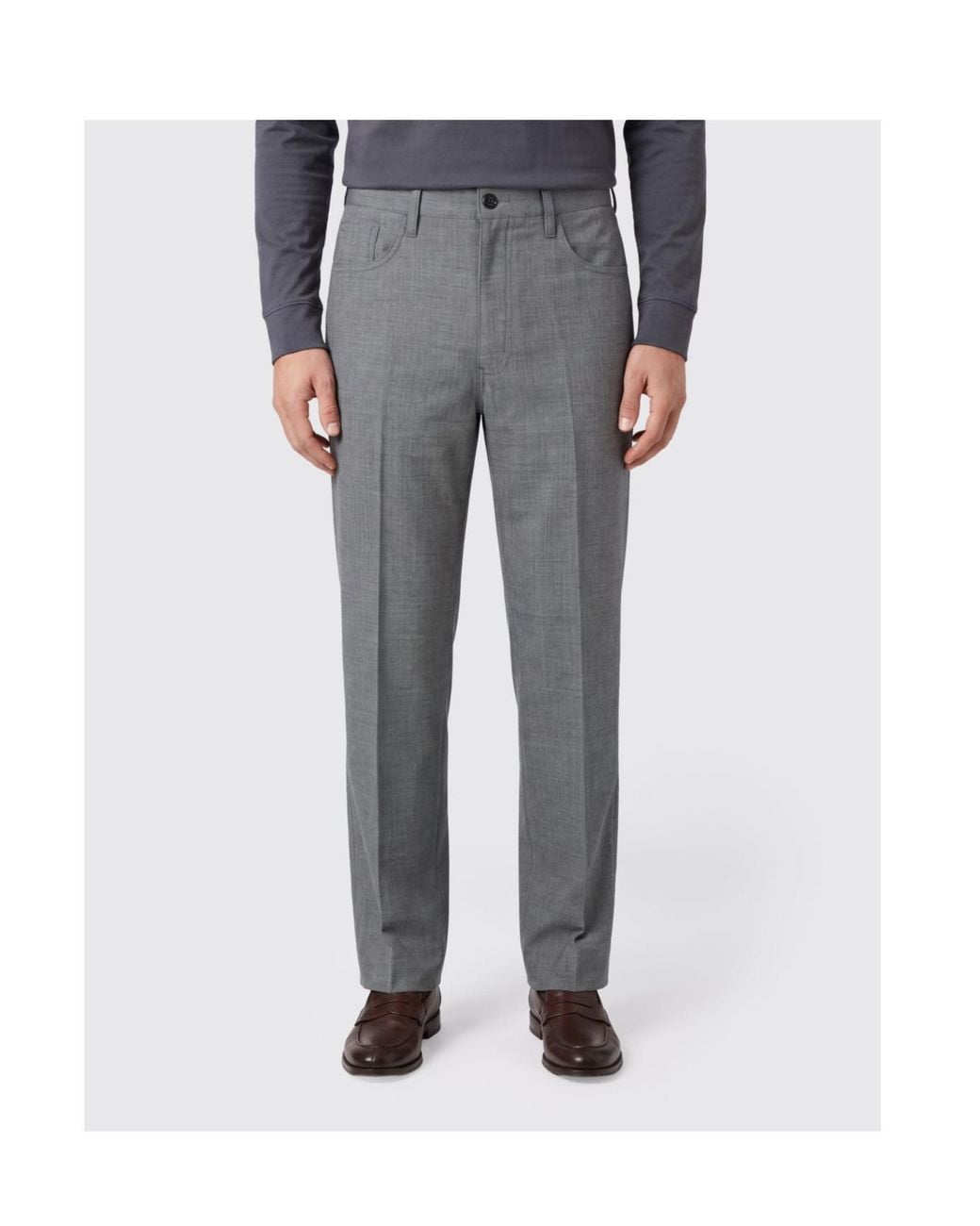 sunflower Gray Boot Straight-Leg Trousers for men