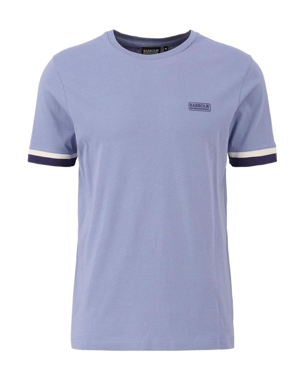 Barbour Blue Evan Tipped T-Shirt for men