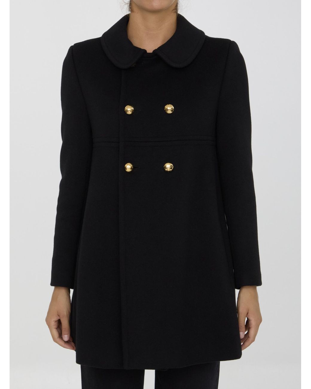 Céline Black Victorine Coat