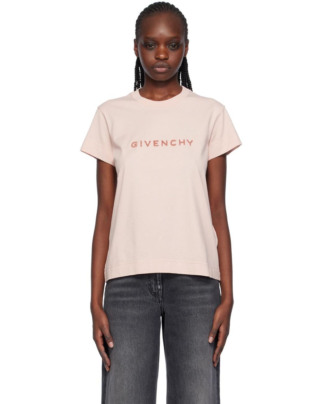 Givenchy Pink 4G Slim Fit T-Shirt