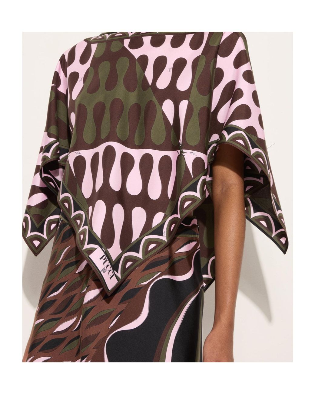 Emilio Pucci Multicolor Pucci Leocorno Print Blouse